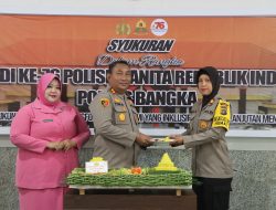 Polres Bangka Gelar Syukuran Hari Jadi ke-76 Polisi Wanita