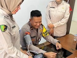 Dokkes Polres Bangka Rutin Periksa Kesehatan Personel OMP Menumbing 2024