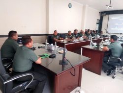 Taklimat Awal Wasrik Itdam II/Sriwijaya di Korem 045/Gaya
