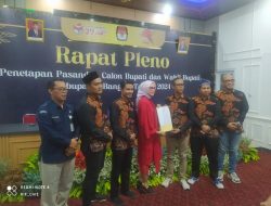 KPU Bangka Tetapkan Mulkan-Rahmadian Pasangan Calon Bupati dan Wakil Bupati 2024-2029
