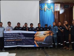 Tingkatkan Implementasikan Budaya K3, PT Timah Fasilitasi Karyawan Ikuti Sertifikasi Bagi Operator Pesawat dan Angkut 
