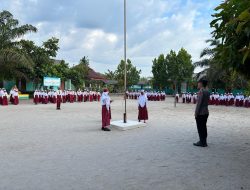 Polsek Pemali Ajak Siswa SDN 6 Penyamun Tanam Nasionalisme Sejak Dini