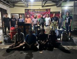 Satreskrim Polres Bangka Bekuk 4 Pelaku Pencurian Rumah Kosong di Nangnung