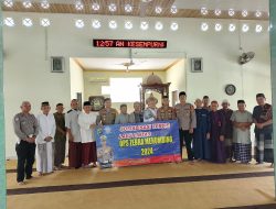 Kapolsek Pemali dan Kasatlantas Polres Bangka Gelar Safari Jumat dan Sosialisasi Kamtibmas