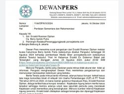 Berita Erzaldi Jadi Tersangka Dinilai Langggar Kode Etik Jurnalistik