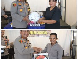 Minggu Kasih, Polres Bangka Sampaikan Pesan Kamtibmas dan Tampung Aspirasi Warga 