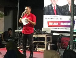 Kampanye di Parit Padang, Ramadian Mintak Maaf Dengan Warga 