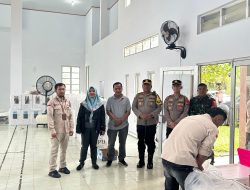 Kapolres Bangka Tinjau Rekapitulasi dan Pengamanan Pilkada di Pemali