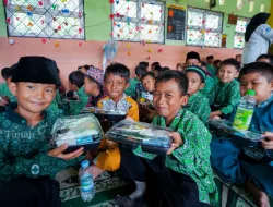 PT Timah Gelar Program Makan Bergizi di Kabupaten Bangka Tengah, Sekolah Hingga Orang Tua Siswa Merasa Senang