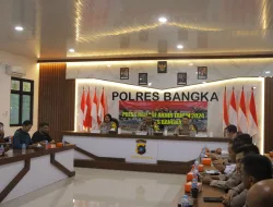 Polres Bangka Press Release Kinerja Sepanjang Tahun 2024