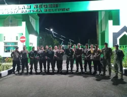Polsek Mendo Barat Gelar Patroli Gabungan untuk Keamanan Malam Tahun Baru