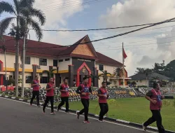 Tingkatkan Kebugaran Personel, Polres Bangka Gelar TKJ 