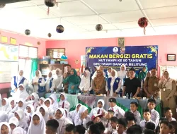 HUT ke-50, IWAPI Bangka Berbagi Makan Sehat untuk Anak Sekolah
