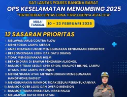 Polres Babar Resmi Gelar Operasi Keselamatan Menumbing 2025