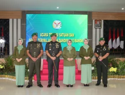 Danrem 045/Gaya Pimpin Sertijab Dandim 0413/Bangka