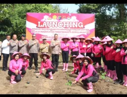 Polda Babel Tanam Ribuan Bibit, Lepas 5000 Bibit Ikan, Dukung Program P2L Polri