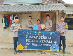 Melalui Jum’at Berkah Polsek Pemali Salurkan Bantuan Sembako untuk Warga