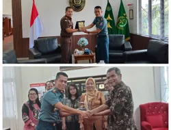 Danlanal Babel Perkuat Sinergi Lewat Kunjungan Kehormatan ke Kejati dan Pengadilan Tinggi