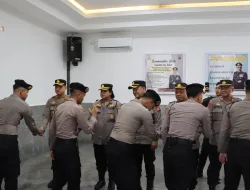 Kapolres Bangka Pimpin Apel, Langsung Gelar Halal Bihalal