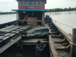 Lanal Babel Gagalkan Penyelundupan Pasir Timah 25 Ton ke Malaysia