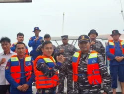 TEGAS! Tim Gabungan Polres Bangka Barat Amankan Belasan Ponton Penambang Ilegal Membandel di Teluk Inggris