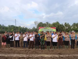 Dukung Swasembada Pangan 2025, Polres Bangka Tanam Jangung