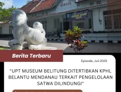 KPHL Belantu Mendanau Lakukan Penertiban Satwa Dilindungi di UPT Museum Belitung