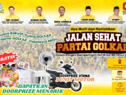 1000 Peserta Daftar Jalan Sehat Partai Golkar 