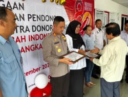 Polres Bangka Terima Penghargaan dari PMI di HUT ke-80