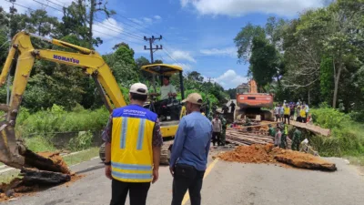 Pemkab Belitung Timur Gerak Cepat Atasi Jalan Putus