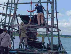 Jaga Aset Negara, PT Timah Bersama Tim Gabungan Gelar Penertiban Tambang Ilegal di Merbuk