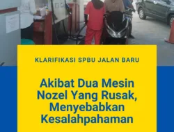 Klarifikasi SPBU Jalan Baru : Kerusakan Nozel Penyebab Kemacetan