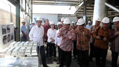 Prabowo Kunjungi Smelter  PT.TRININDO INTER NUSA Milik Hendri Lie di Babel Sebelumnya Jokowi Berkunjung