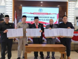 Gubernur Hidayat Bersama Ketua DPRD Babel Teken MoU KUA PPAS Tahun 2026