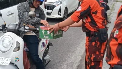 Prihatin Banjir Besar di Sumatera, MPW PP BABEL Gelar Aksi Penggalangan Dana