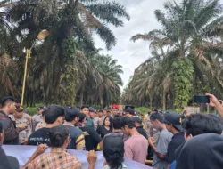 Tuntut Hak Plasma 20 Persen, Ratusan Warga dan Mahasiswa Segel Akses PT GML di Portal Kayu Besi