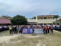 Kapolres Sosialisasikan Ops Keselamatan Menumbing di SMPN 2 Sungailiat