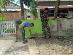 Jelang Ramadan, Satgas TMMD Rehab Mushola Al Munawar di Pulau Lepar