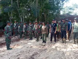 Lanjutkan Tahap Penghijauan, Satgas TMMD Kodim 0432/Basel Tanam 300 Pohon