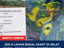 MOU 200 Hektar lahan Untuk Tanaman Sawit : Transparansi dan Kepastian hukum yang dipertanyakan