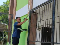 Satgas TMMD dan Warga Benahi Lapangan Bola Penutuk, Semangat Olahraga Kembali Hidup