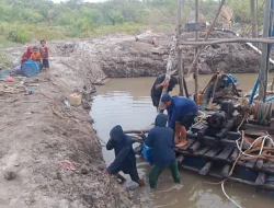 Tambang Timah Rajuk Tower Dekat Pangkalan Nelayan Ditertibkan Polisi