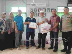 Bantu Penuhi Kebutuhan Pangan Warga, PT TIMAH Bagikan 600 Paket Sembako di Bangka Barat