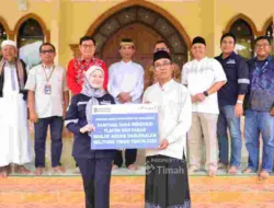 Dukung Fasilitas Rumah Ibadah, PT TIMAH Tbk Salurkan Bantuan untuk Masjid Agung Darussalam Belitung Timur