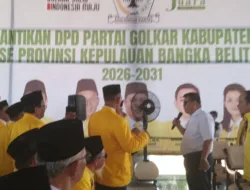 Pelantikan 7 DPD II, Uji Mesin Partai Golkar di Babel