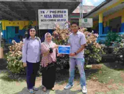 Dukung Pendidikan Anak Usia Dini, PT TIMAH Serahkan Bantuan untuk TK/Pos Paud Nusa Indah di Bangka Tengah