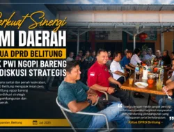 Bukan Sekadar Ngopi: Ketua DPRD Belitung dan PWI Bahas Masa Depan Daerah