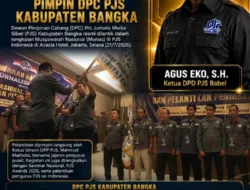 Agus Eko Ucapkan Selamat, Bojes Irawan Resmi Pimpin DPC PJS Kabupaten Bangka