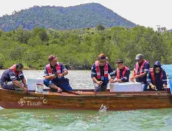 Dukung Keberlanjutan Sumber Daya Laut, PT TIMAH Telah Restocking Ribuan Kepiting Bakau di Karimun