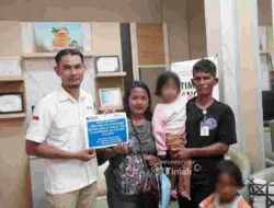 Dukung Kesehatan Masyarakat, PT TIMAH Bantu Biaya Pengobatan Balita di Pangkalpinang